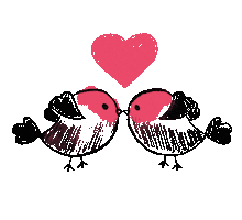 In Love Heart Sticker by moreboards