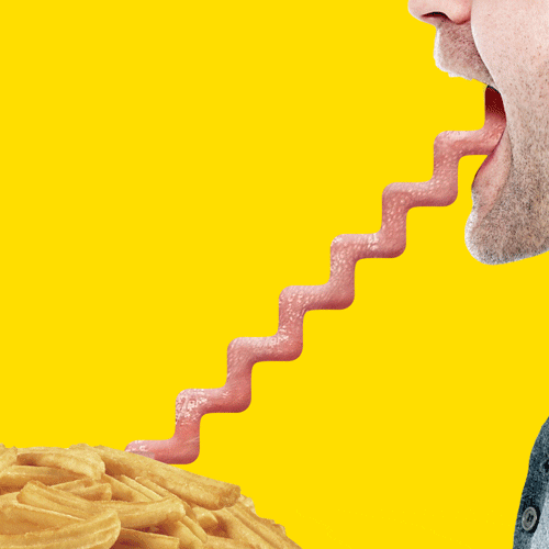french fries lol GIF by Justin Gammon