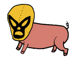 Lucha Libre Beer Sticker by Cerveza Victoria