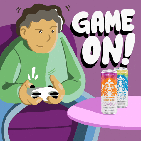 Lets Go Gamer GIF by Starbucks