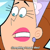 fairly oddparents everything i touch dies GIF