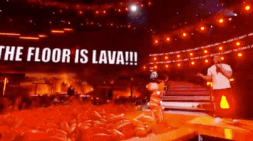 the floor is lava GIF by Kids Choice Awards 2018