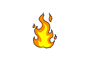 Camp Fire Burn Sticker by Nyahoo Studio