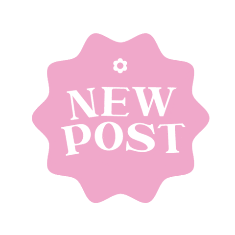 Pink Flower Sticker by Playdress