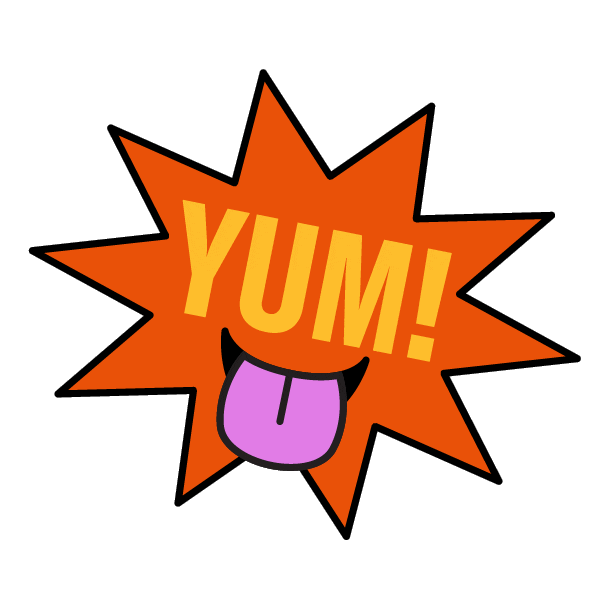 Food Sticker by Yóu Yóu