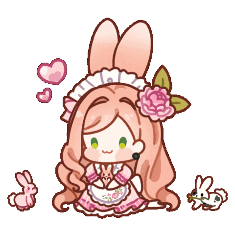 Rabbit Love Sticker
