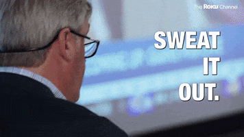 Sweat It Out Nfl Draft GIF by The Roku Channel