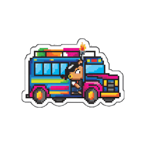 Bus Viaje Sticker by Quezalteca Oficial
