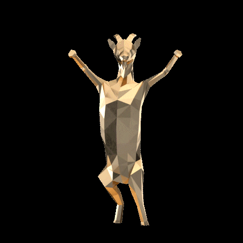 Dance Gold GIF by Premium-Goats