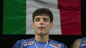 Italian Flag Volleyball GIF