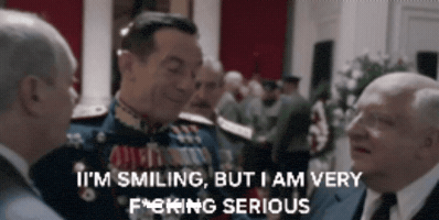 Death Of Stalin Smile GIF