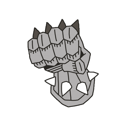 Iron Fist Sticker by Maeve Chocolate