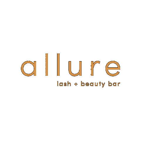 Allurebeauty Sticker by Allure Lash and Beauty Bar