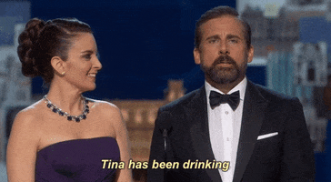 Tina Fey Drinking GIF by The Academy Awards