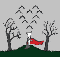 Halloween Vampire GIF by Chippy the Dog