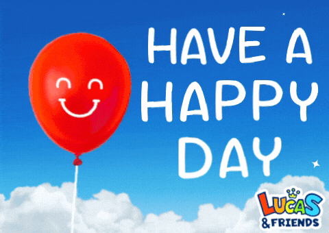 Good Morning Balloon GIF by Lucas and Friends by RV AppStudios by rvappstudios