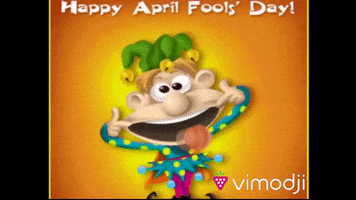 Happy April Fools Day GIF by Vimodji