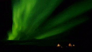 northern lights canada GIF