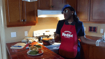 franks red hot cooking GIF by Robert E Blackmon