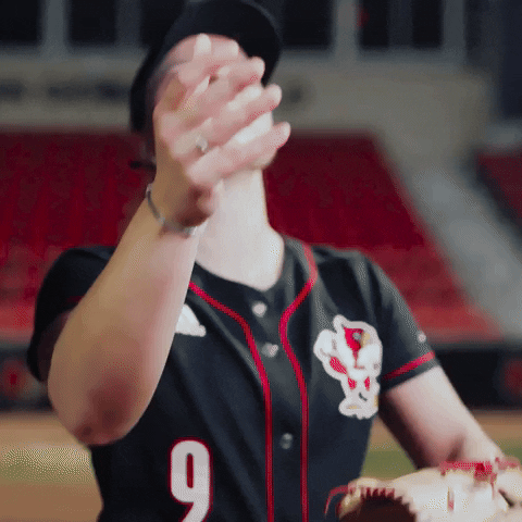 Pop-Up Softball GIF by Louisville Cardinals