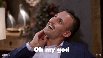 Oh My God Wow GIF by Married At First Sight Australia
