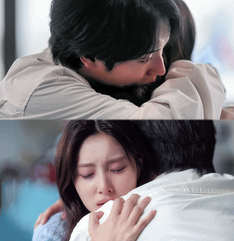 Sad Hugging GIF