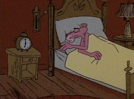 pink panther cuckoo clock GIF