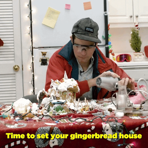 Gingerbread House Oops GIF by IFHT Films