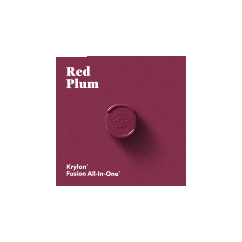 Spray Paint Red Plum Sticker by Krylon Brand