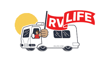 Camper Caravan Sticker by RV LIFE Pro