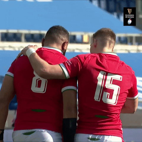 Wales Rugby Friends GIF by Guinness Six Nations