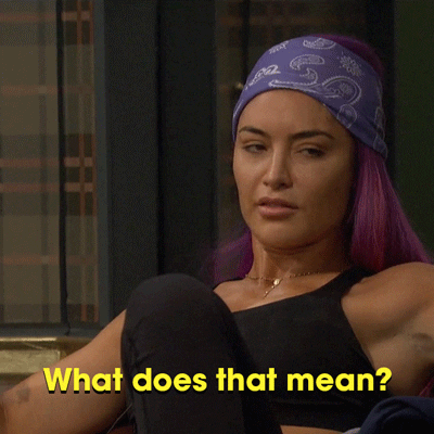 What Does That Mean Celebrity Big Brother GIF by Big Brother