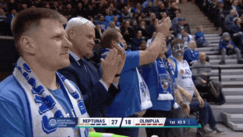 fans lol GIF by Basketball Champions League