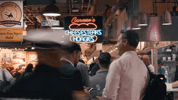 Reading Terminal Market Crowd GIF by visitphilly