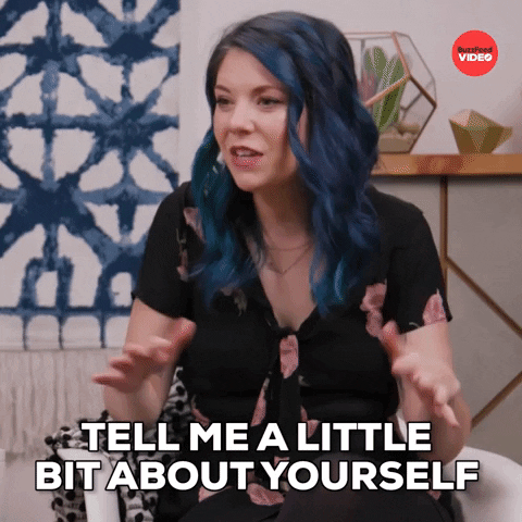 Interview Tell Me About Yourself GIF by BuzzFeed