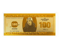 Money Gold Sticker by FAYKE