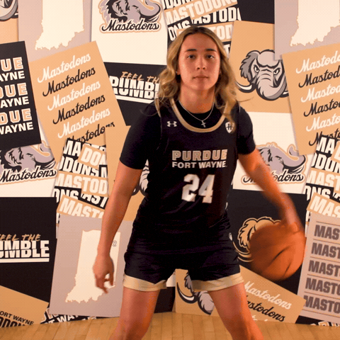 Womens Basketball Smile GIF by Purdue Fort Wayne Athletics