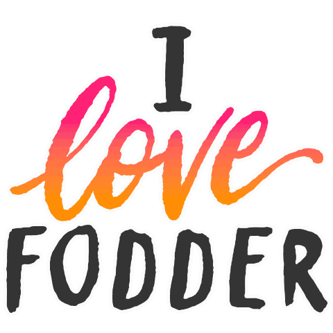 Fodder School Sticker by willaworkshops