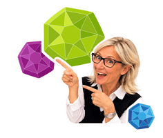 Hidden Gem Ms Sticker