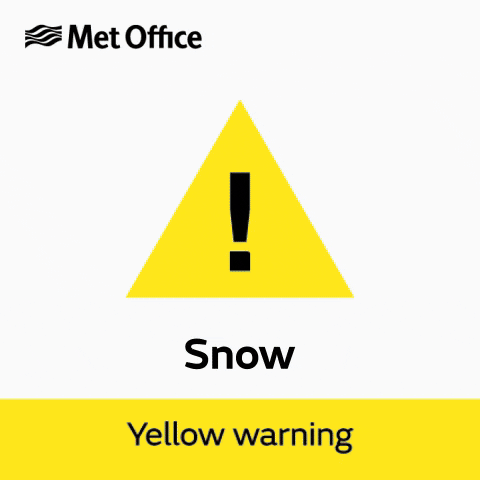 Snow Warning GIF by Met Office weather