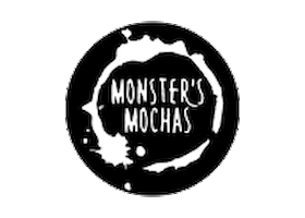 Coffee Cup Sticker by Monster's Mochas