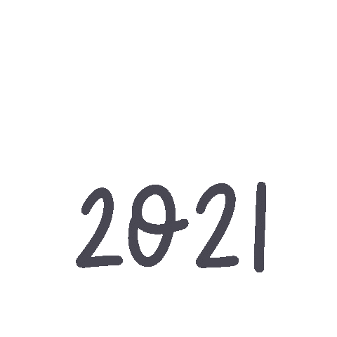 New Year Pink Sticker