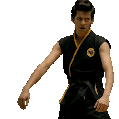 No Mercy Fight Sticker by Cobra Kai for iOS & Android | GIPHY