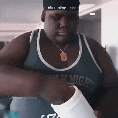 Creatine athlete gif