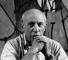 pablo picasso artist GIF by Ryan Seslow