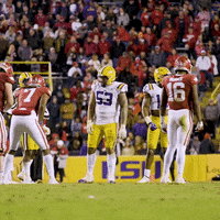 Locked In Football GIF by LSU Tigers