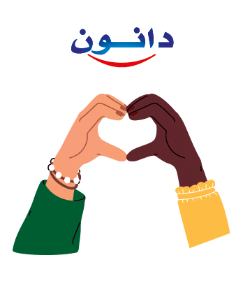 Heart Celebrating Sticker by DanoneMaroc