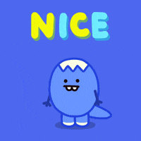 Well Done Thumbs Up GIF by DINOSALLY