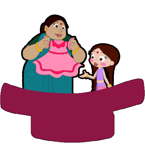 Celebration Daughter Sticker by Chhota Bheem