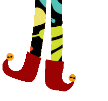 Christmas Elf Sticker